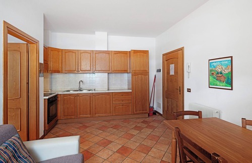 Falcade Apartamento | Apartamento 'Residencia Malibu 1' con vistas a la montaña y Wi-Fi