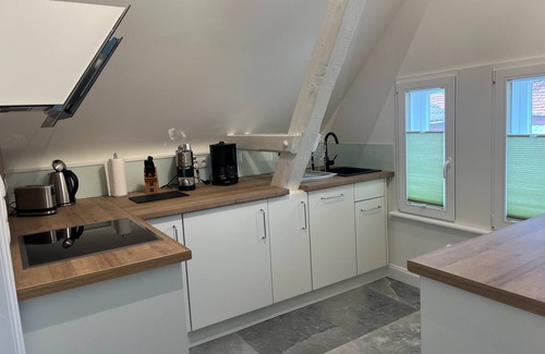 Weener Apartamento | Apartamento "Rheiderland" con jardín compartido y Wi-Fi