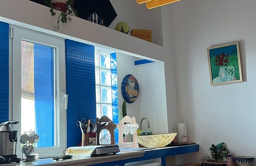 Carboneras Apartamento | Apartamento Salamandra con vistas a la montaña, piscina, jardín y Wi-Fi