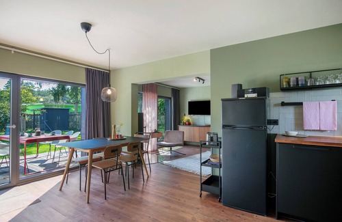 Joachimsthal Apartamento | Apartamento 'Schorfheider Chillen Am Grimnitzsee' con terraza privada, jardín privado y Wi-Fi