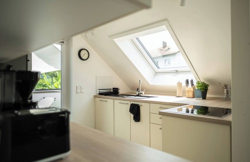 Oberkirch Apartamento | Apartamento 'Schwarzwald-Wellness byHannes' con vistas a la montaña, Wi-Fi y aire acondicionado