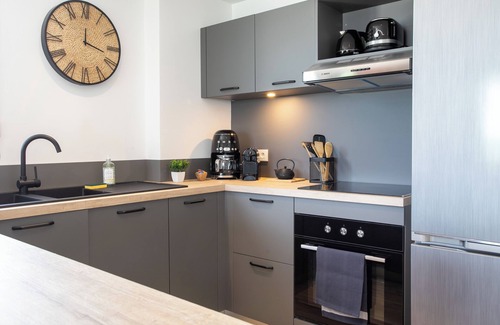 Bellevue Apartamento | Vista plana al mar, playa de Orient Bay