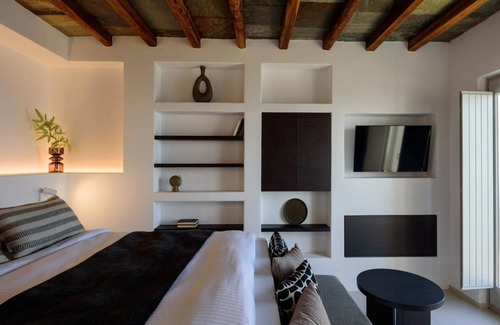 Ano Meria Casa | Apartamento 'Seascape Suite 2' con vistas al mar, Wi-Fi y aire acondicionado