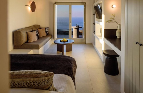 Ano Meria Casa | Apartamento 'Seascape Suite 3' con vistas al mar, Wi-Fi y aire acondicionado