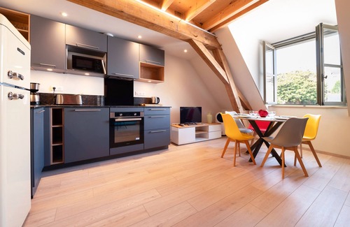 Le Palais Apartamento | Apartamento 'Seigneurie Fouquet - Gaspareau' con Wi-Fi