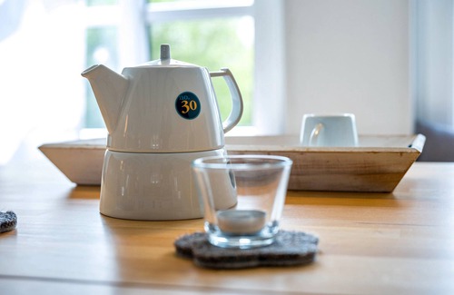 Pellworm Apartamento | Apartamento 'Silbermöwe' con jardín compartido y Wi-Fi