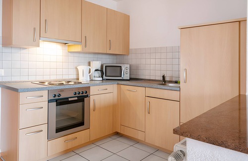 Borslingen Apartamento | Apartamento 'Sonnenaufgang' con terraza compartida, jardín compartido y Wi-Fi