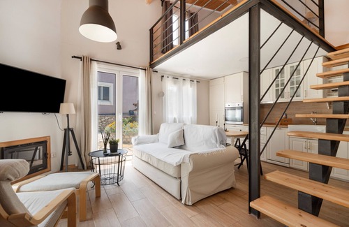 Exanthia Casa | Apartamento 'Stathis Suite' con vistas al mar, Wi-Fi y aire acondicionado