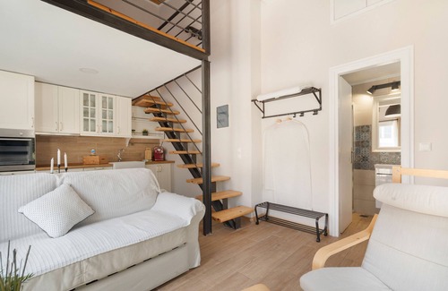 Exanthia Casa | Apartamento 'Stathis Suite' con vistas al mar, Wi-Fi y aire acondicionado