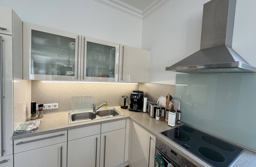 Wilhelmsruh Apartamento | Apartamento 'Stilvolles Ruhiges' con balcón y Wi-Fi