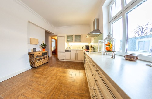 Wilhelmsruh Apartamento | Apartamento 'Stilvolles Ruhiges' con balcón y Wi-Fi
