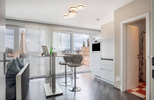 Region Hannover District Apartamento | Apartamento "Estudio" con vistas al lago, balcón y Wi-Fi