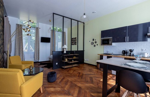Saint-Quentin Apartamento | Apartamento-Suite-Baño en la habitacion-Terraza