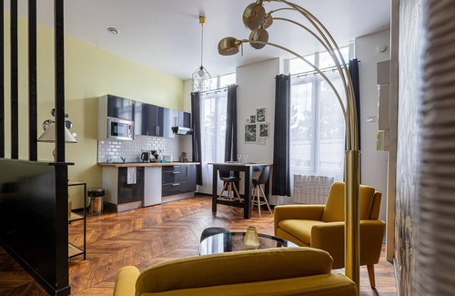 Saint-Quentin Apartamento | Apartamento-Suite-Baño en la habitacion-Terraza