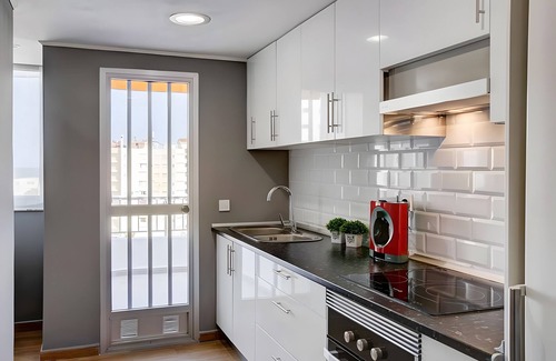 Grau i Platja Apartamento | Apartamento 'Terrazas Playa Gandia' con vistas al mar, Wi-Fi y aire acondicionado