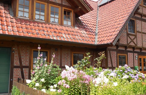 Hodenhagen Apartamento | Apartamento para sentirse bien (casa con entramado de madera construida en 2003)