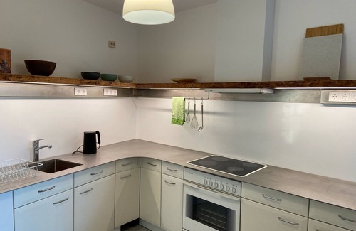 Ueckermuende Apartamento | Apartment Ueckergrün near old town and harbor, family-friendly with terrace + garden