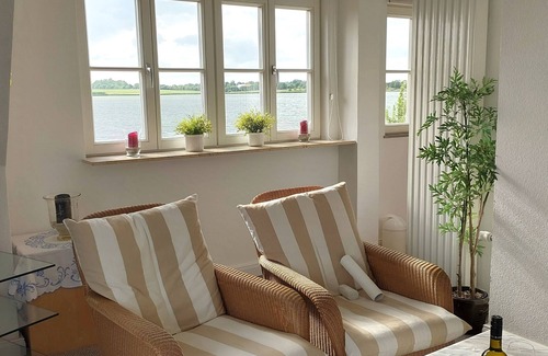 Maasholm Apartamento | Apartamento en el piso superior con balcón - Haus am Schlei Noor