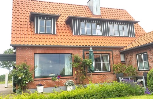 Maasholm Apartamento | Apartamento en el piso superior con balcón - Haus am Schlei Noor