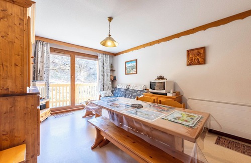 Valfrejus Apartamento | Apartamento 'Valfréjus La Montagne- App 123' con terraza privada, balcón y Wi-Fi