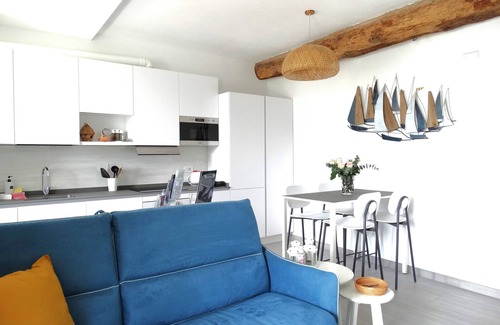 Calozzo Apartamento | Apartamento 'Vichi's Nest' con vistas al lago, Wi-Fi y aire acondicionado