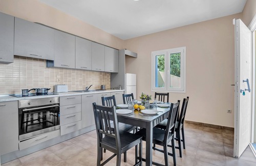 Drimonas Apartamento | Apartamento 'Villa Calypso' con vistas al mar, Wi-Fi y aire acondicionado