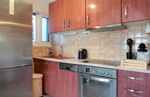 Merichas Apartamento | Apartamento 'Villa Christina Kythnos' con vistas al mar, Wi-Fi y aire acondicionado