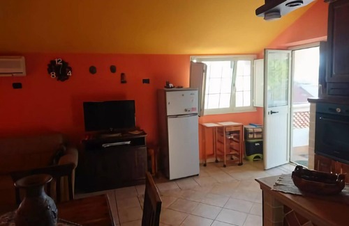 Villa San Giovanni Apartamento | Apartamento con terraza en el Estrecho de Messina