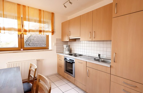 Borslingen Apartamento | Apartamento 'Waldblick' con terraza compartida, jardín compartido y Wi-Fi