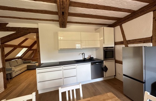 Marxzell Apartamento | Apartamento 'Waldblick' con jardín compartido y Wi-Fi