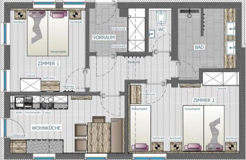Tux Apartamento | Apartment Wandspitz