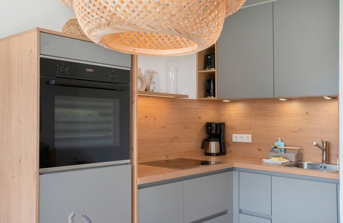 Horumersiel Apartamento | Apartamento 'Weitblick - In 5 Min Am Meer' con terraza privada, jardín privado y Wi-Fi