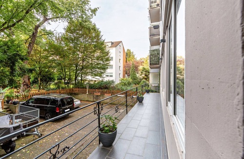 Golzheim Apartamento | Apartamento 'Wie Zuhause 1' con terraza privada, balcón y Wi-Fi