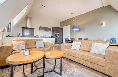 Colijnsplaat Apartamento | apartment with a Finnish sauna with a sea view