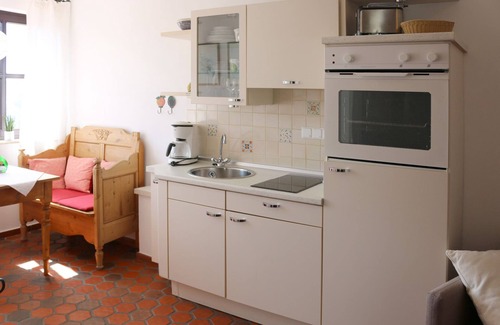 Sommerach Apartamento | Apartamento con bienestar integral - vista al hermoso jardín