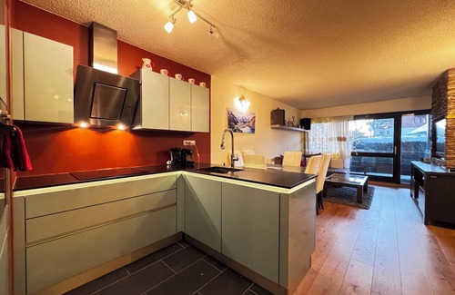 Megeve Apartamento | Apartment with balconies on the snow front