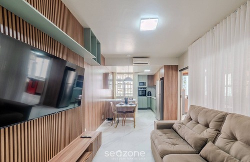 Jardim Apipema Apartamento | Apartment With Balcony and Barbecue Cec0801
