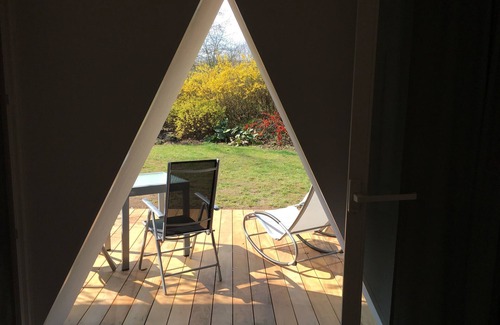 Schmilau Apartamento | Bonito apartamento nuevo con terraza y sauna cerca del mar Báltico