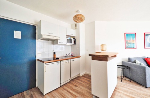 Ciboure Apartamento | APARTAMENTO CON GRAN PISCINA CLIMATIZADA, PLAYA, TERRAZA, ESTACIONAMIENTO, WIFI Y GOLF
