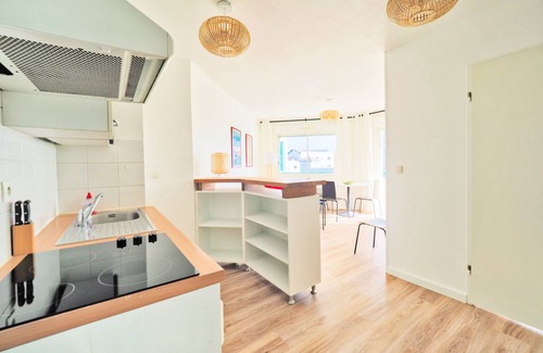 Ciboure Apartamento | APARTAMENTO CON GRAN PISCINA CLIMATIZADA, PLAYA, TERRAZA, ESTACIONAMIENTO, WIFI Y GOLF