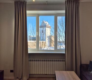 Narva Apartamento | Apartment with Narva Castle view
