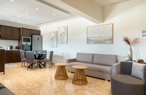 Mastichari Apartamento | Apartment 'With Private Pool No 3' with Private Garden, Wi-Fi and Air Conditioning