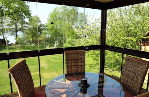 Bad Saarow Apartamento | Apartamento con jardín de invierno y vistas al lago - Ferienhof Löschebrand