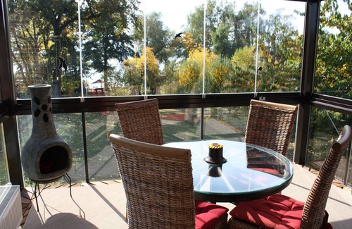Bad Saarow Apartamento | Apartamento con jardín de invierno y vistas al lago - Ferienhof Löschebrand