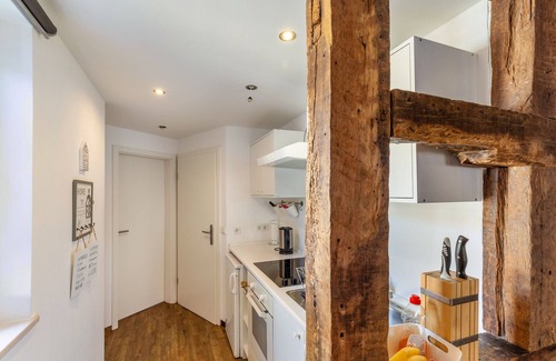 Wallhausen Apartamento | Apartamento 'Wohnung 1' con vistas a la montaña, jardín compartido y Wi-Fi