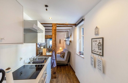 Wallhausen Apartamento | Apartamento 'Wohnung 1' con vistas a la montaña, jardín compartido y Wi-Fi