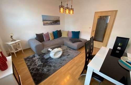 Mitte Apartamento | Apartment Zur Schleuse with fireplace, garden, family-friendly.