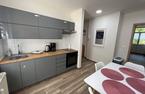 Bad Schandau Apartamento | Apartments Badallee 4, Bad Schandau, apartment no. 6, 70 m2, 1 bedroom, balcony