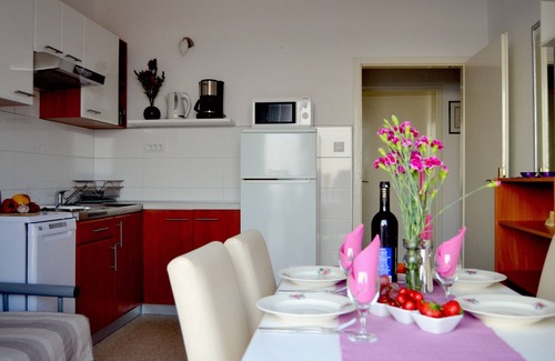Brsecine Apartamento | Apartments Lina - Apartamento de tres habitaciones con dos balcones y vistas al mar (A2)