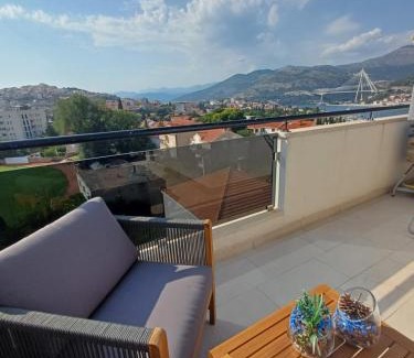 Lapad Apartamento | Apartments Mak & Lux - sea & sunset top view